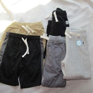 Boys size 5 shorts sweatpants bundle